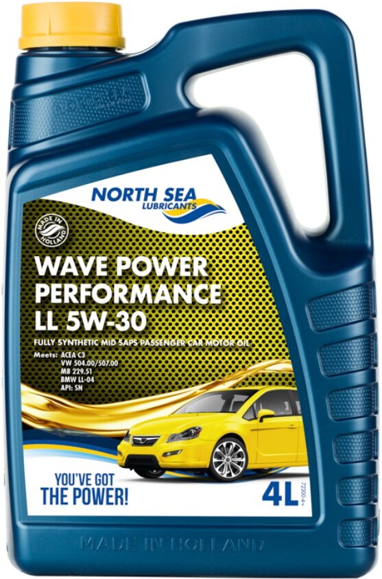 

Моторное масло North Sea Lubricants WAVE POWER PERFORMANCE LL 5W-30 4л (704837)