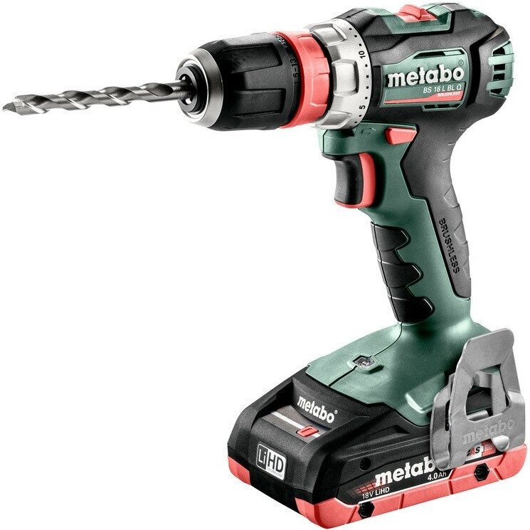 

Дрель-шуруповёрт Metabo BS 18 L BL Q 2х4.0 LiHD+кейс, Дрель-шуруповерт Metabo BS 18 L BL Q 2х4.0 LiHD+кейс 602327800