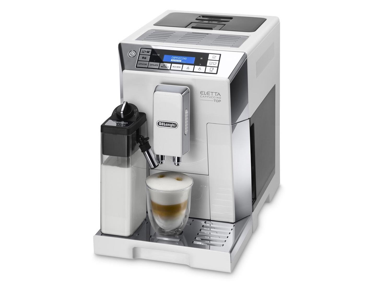 

Кофемашина DeLonghi Eletta Cappuccino TOP ECAM 45.764.W, ECAM45.764.W