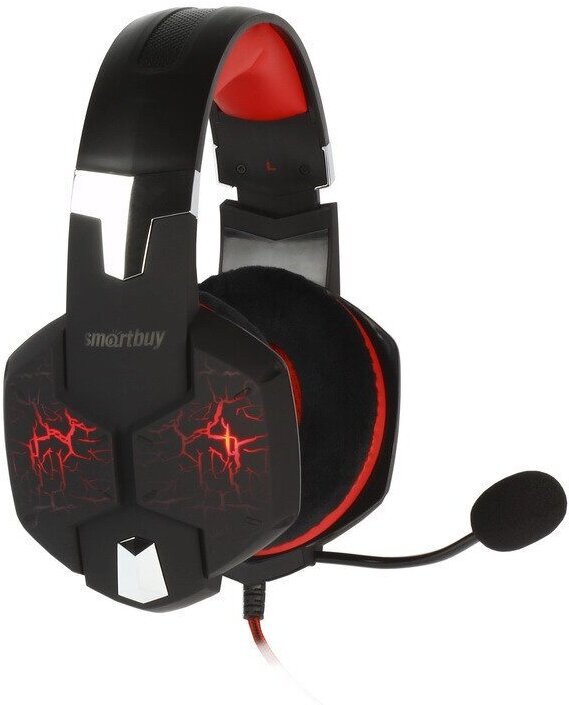 

Игровая гарнитура SmartBuy RUSH TAIPAN SBHG-3200, Наушники SmartBuy RUSH TAIPAN SBHG-3200 черный/красный