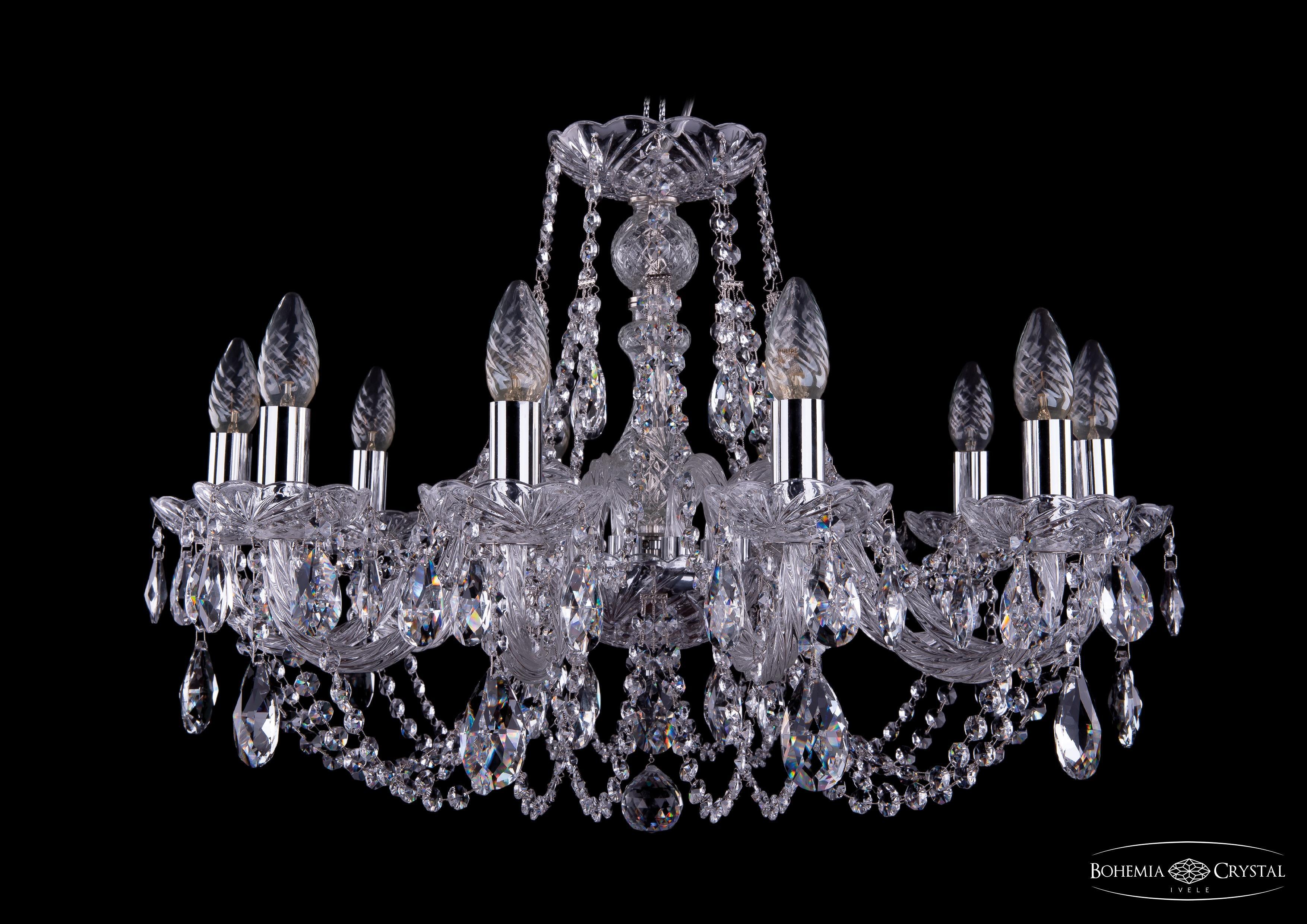 

Подвесная люстра Bohemia Ivele Crystal 1406/10/240/Ni