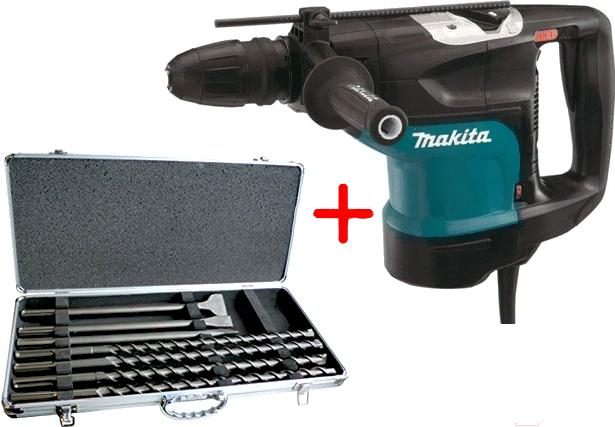 

Перфоратор Makita HR 4501 C + набор оснастки [HR4501CA1], HR 4501 C + набор оснастки