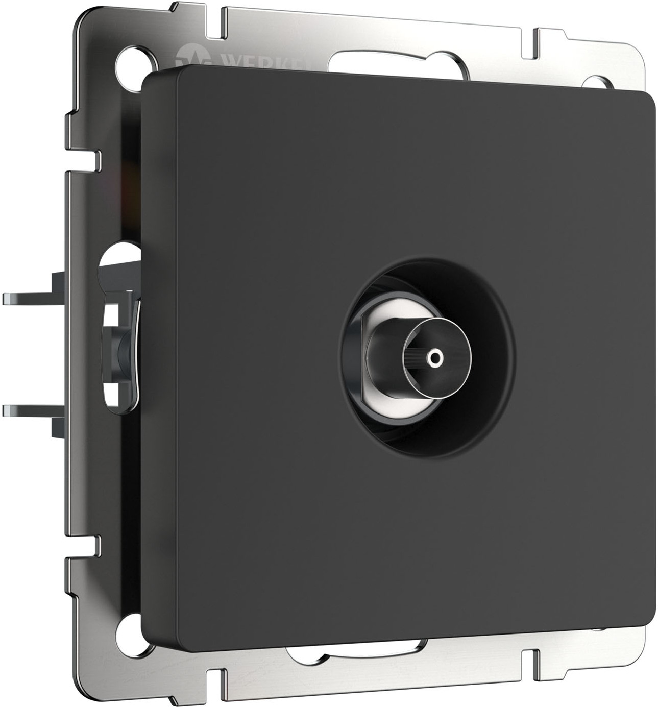

Розетка Werkel WL08-TV-2W черный матовый (a033758/W1184008), Розетка Werkel WL08-TV-2W a033758 черный матовый