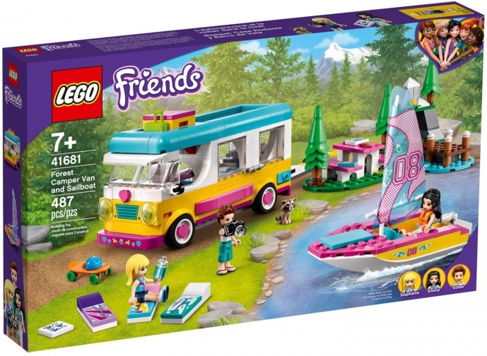 

Конструктор LEGO FRIENDS Лесной дом на колесах и парусная лодка [41681], Конструктор LEGO FRIENDS Лесной дом на колесах и парусная лодка 41681
