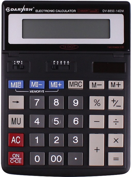 

Калькулятор Darvish настольный [DV-8850-14DM], Калькулятор Darvish настольный DV-8850-14DM