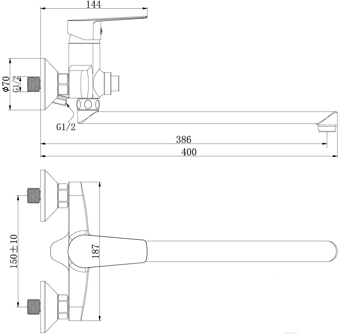 

Смеситель Rossinka Silvermix S35-35, S35-35
