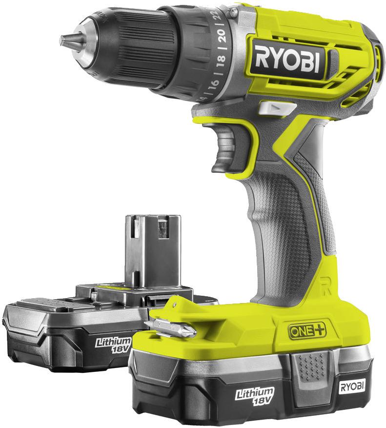 

Дрель-шуруповерт RYOBI R18DD2-213S [5133004374], R18DD2-213S