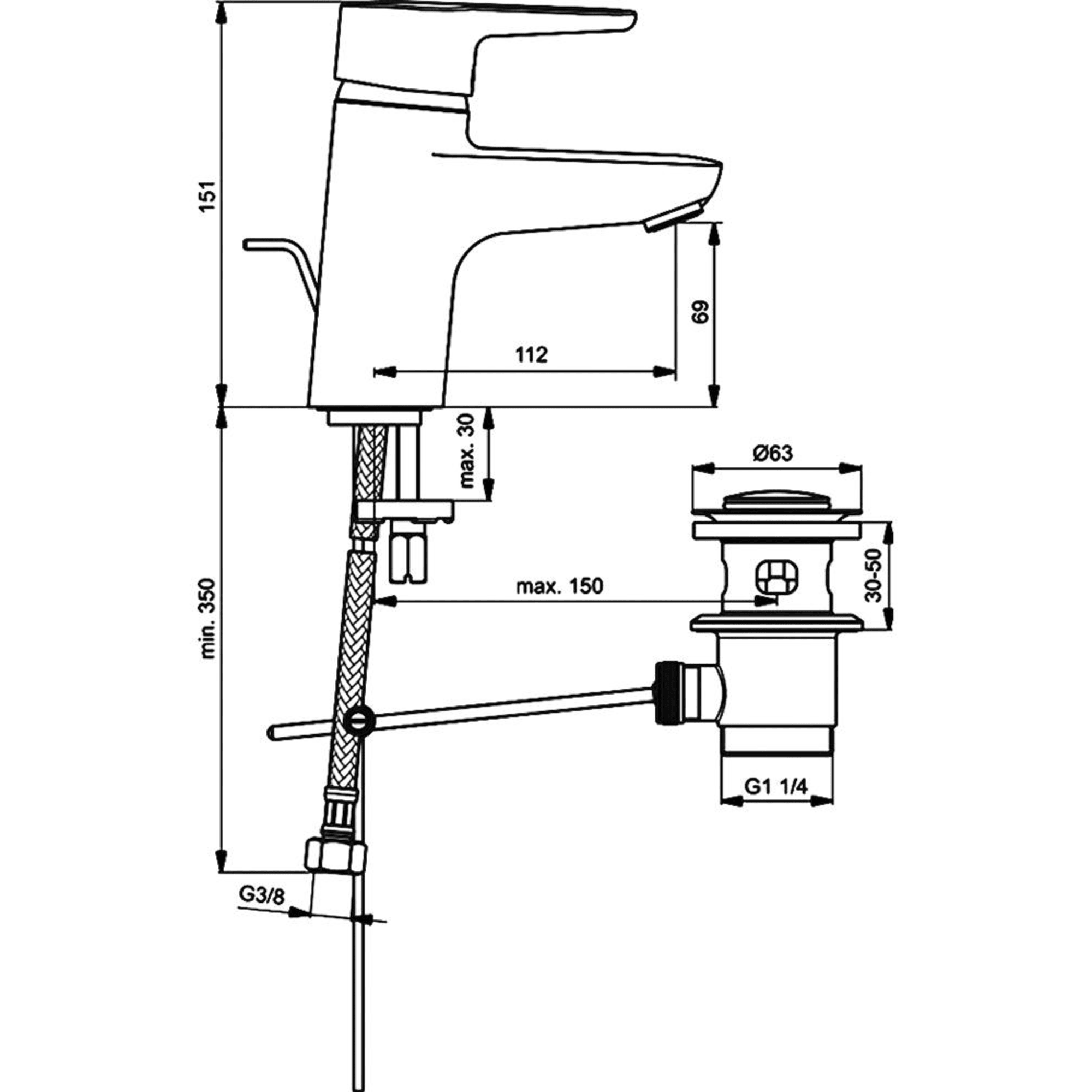 

Смеситель Ideal Standard Connect [B9914AA], Connect