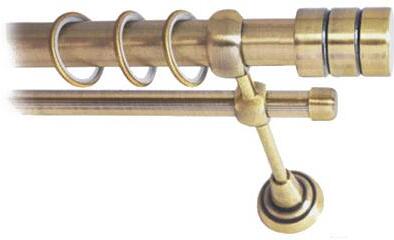 

Карниз Lm Decor Цилиндр 088 2р гладкий 25/16мм 2.8м антик