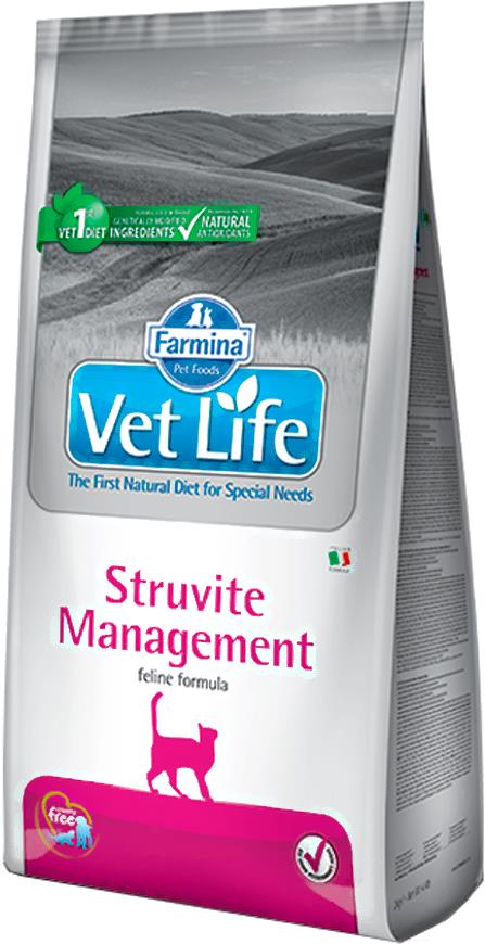 

Корм для кошек Farmina Vet Life Struvite Management 5кг, Vet Life Struvite Management 5кг