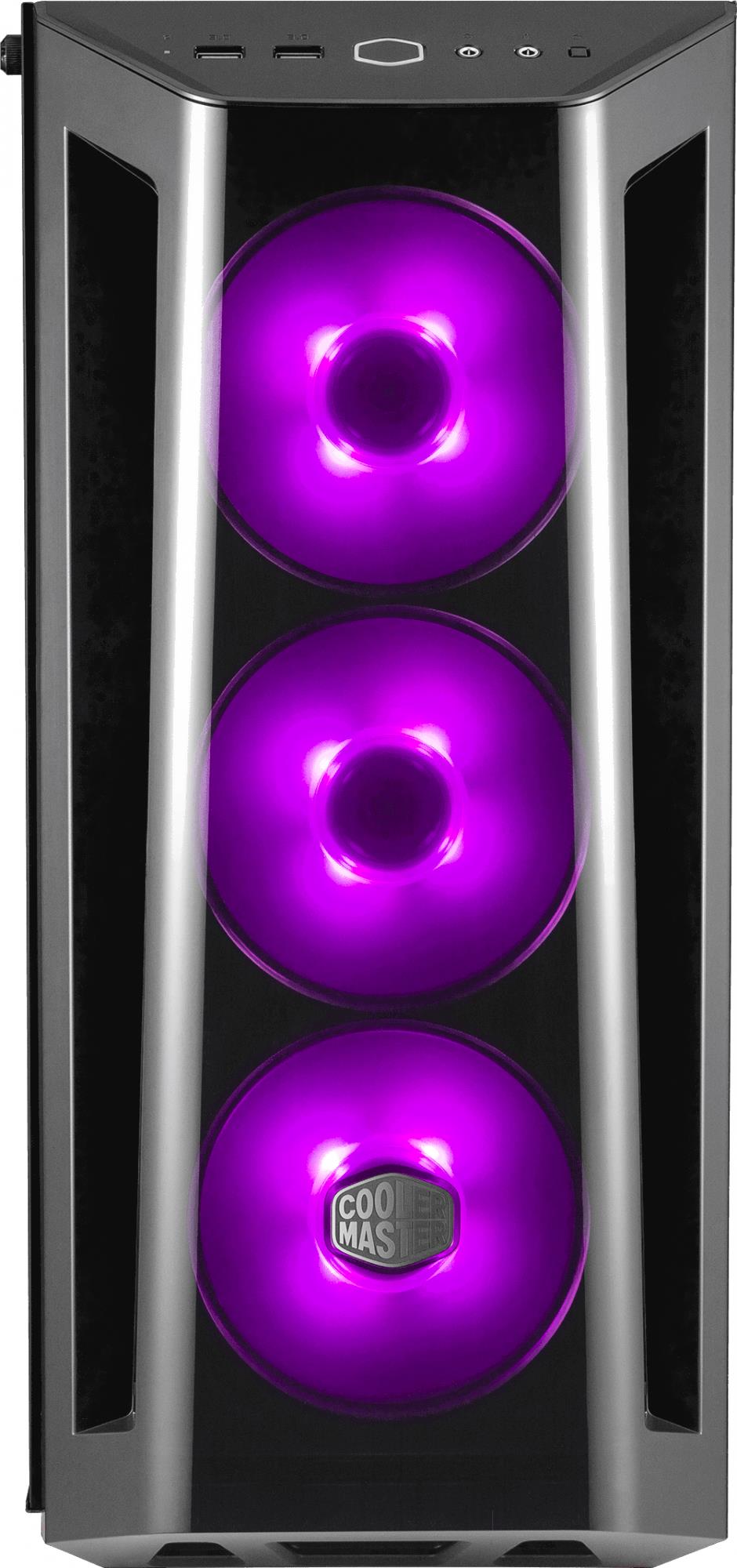 

Корпус для компьютера Cooler Master MasterBox MB520 черный [MCB-B520-KGNN-RGB], MasterBox MB520