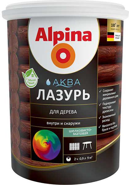 

Лазурь декоративная Alpina Аква (2.5 л) махагон, Аква (2.5 л)