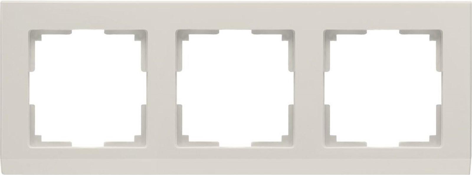 

Рамка для выключателя и розетки Werkel Stark 3 поста WL04-Frame-03-ivory слоновая кость [a028943], Рамка Werkel Stark 3 поста WL04-Frame-03-ivory a028943 слоновая кость