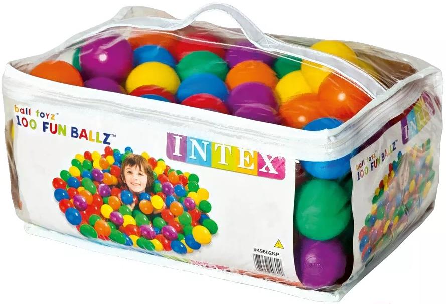 

Шары маленькие Intex Fun Ballz 49602, Fun Ballz маленькие 6.5 см