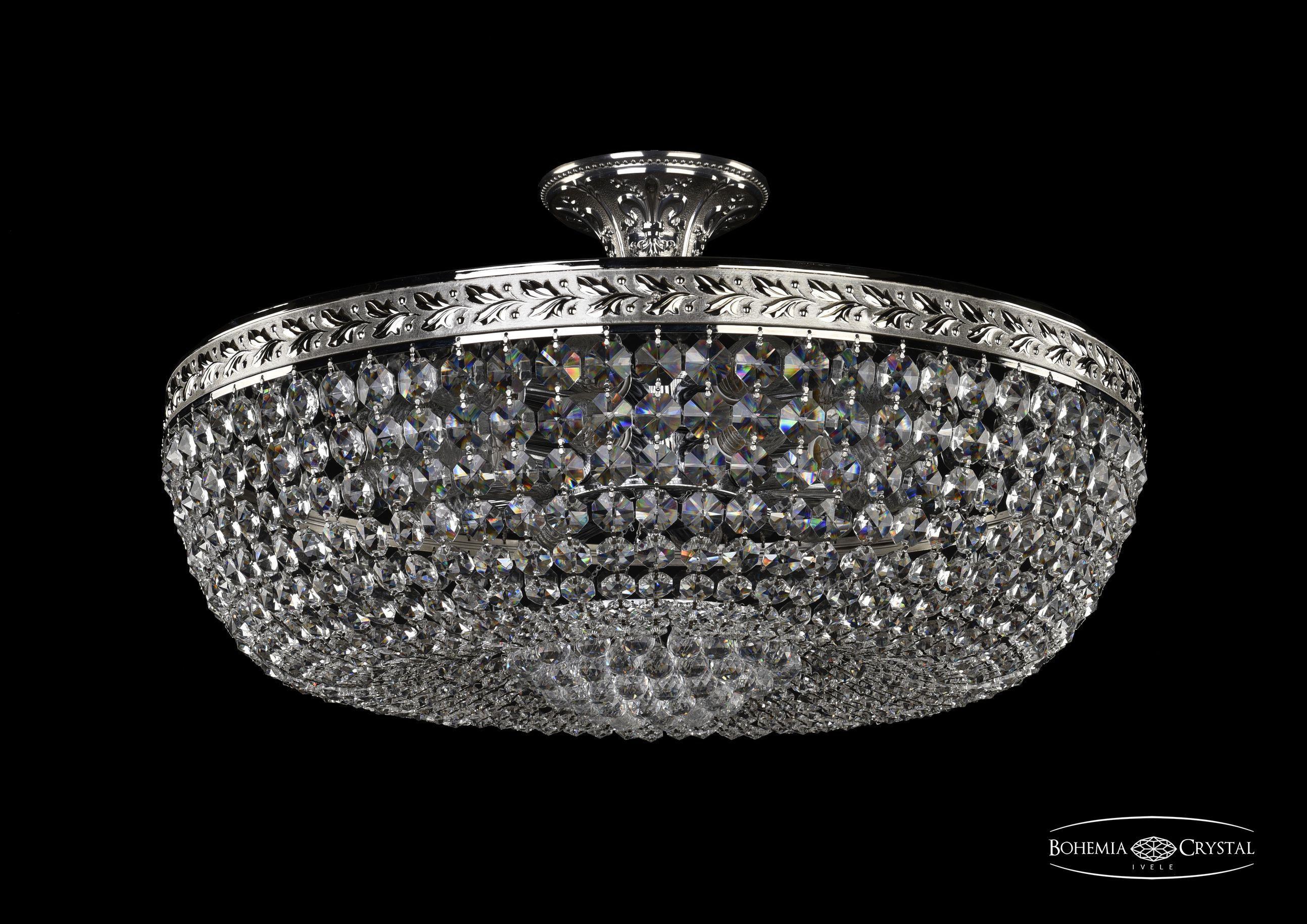 

Люстра на штанге Bohemia Ivele Crystal 19281/60IV Ni