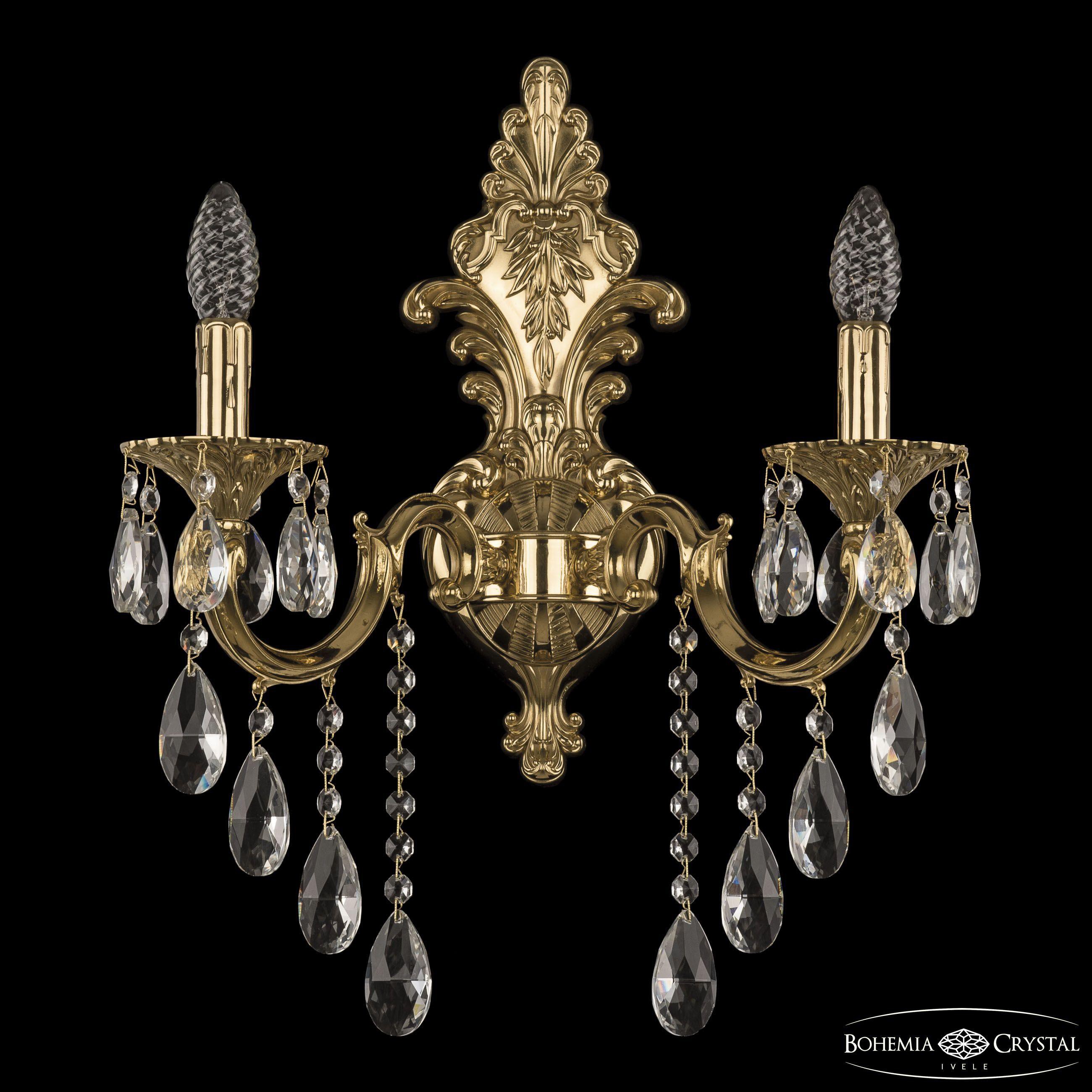 

Бра Bohemia Ivele Crystal 7201B15/2/210 B G