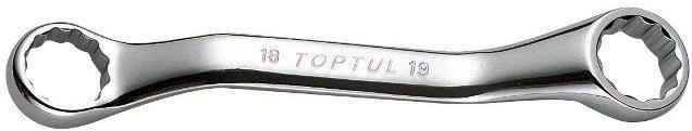 

Набор ключей Toptul AAAK1213 1 предмет, Ключ накидной Toptul Ключ накидной 12х13мм 45° mini AAAK1213