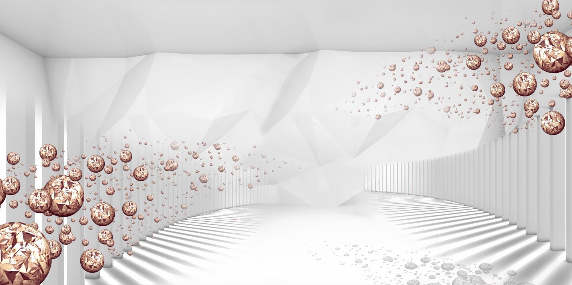 

Фотообои Citydecor Шары 3D 300x150