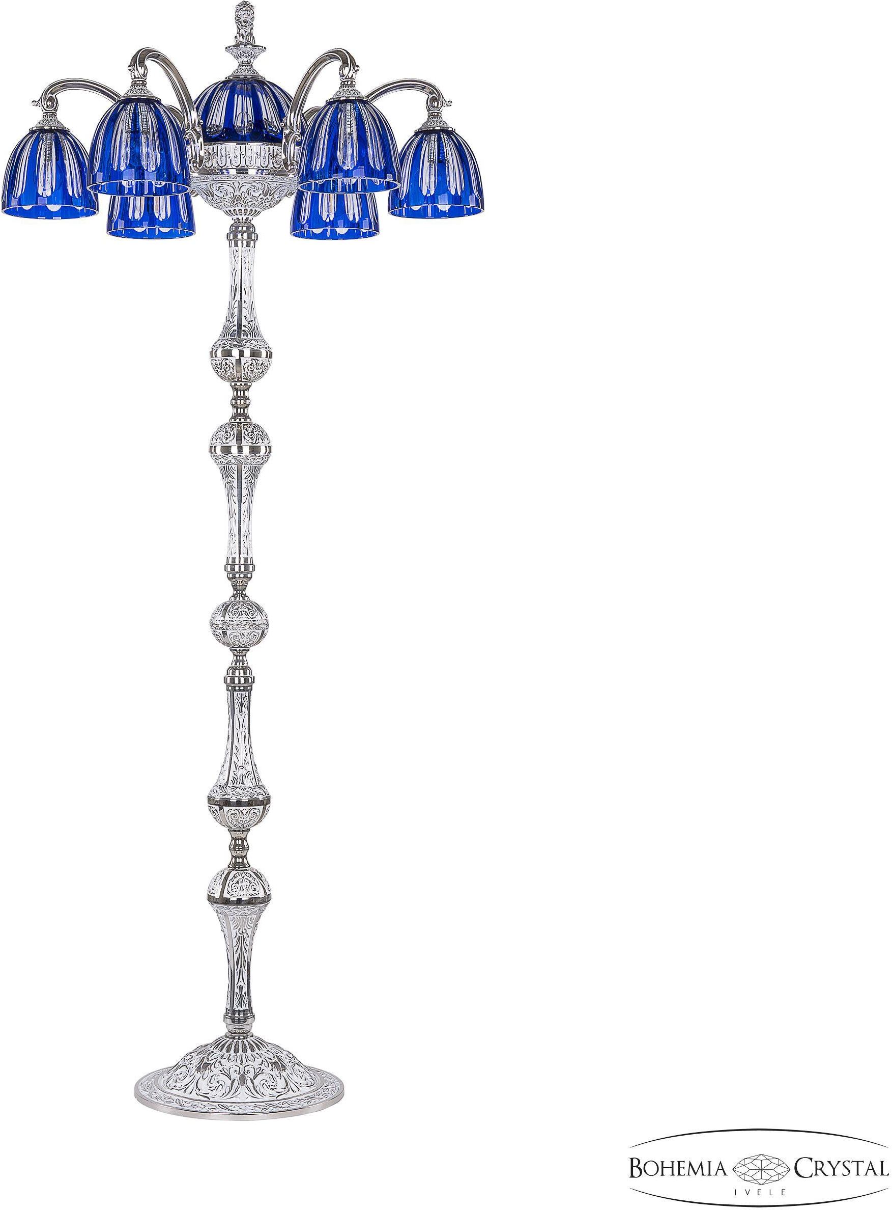 

Подвесная люстра Bohemia Ivele Crystal 72009TP/6/175 NW P1 D Clear-Blue/H-1H FL2S