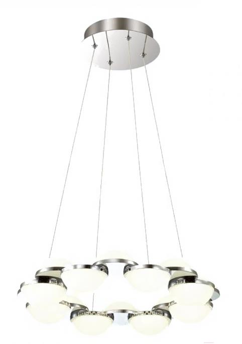 

Потолочный подвесной светильник Odeon Light 4106/64L хром/белый Подвес LED 64W CONTI, 4106/64L хром/белый Подвес LED 64W CONTI