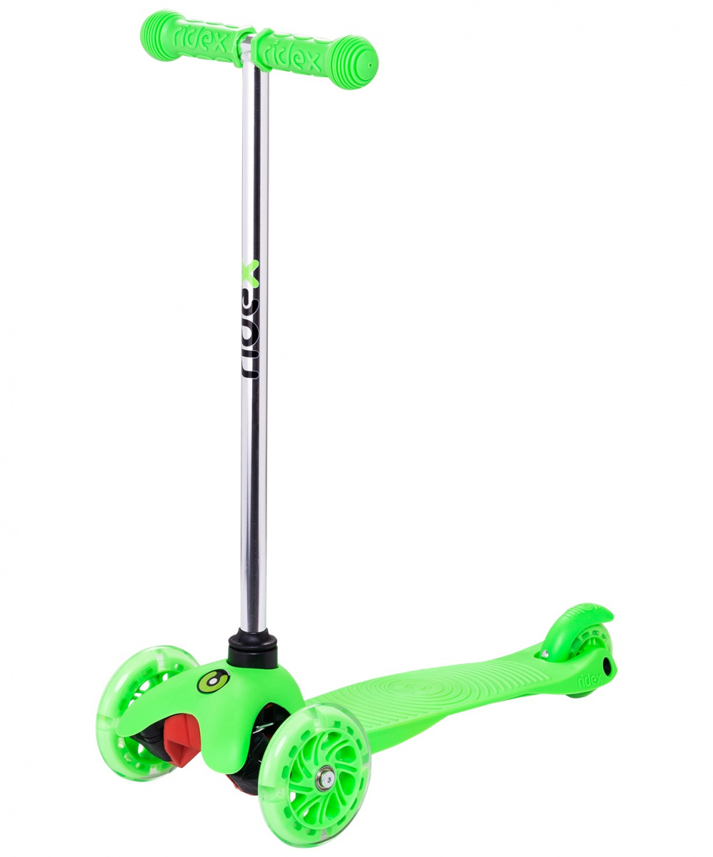 

Самокат Ridex Zippy 3D 120/80мм зеленый, Zippy 3D 120/80мм