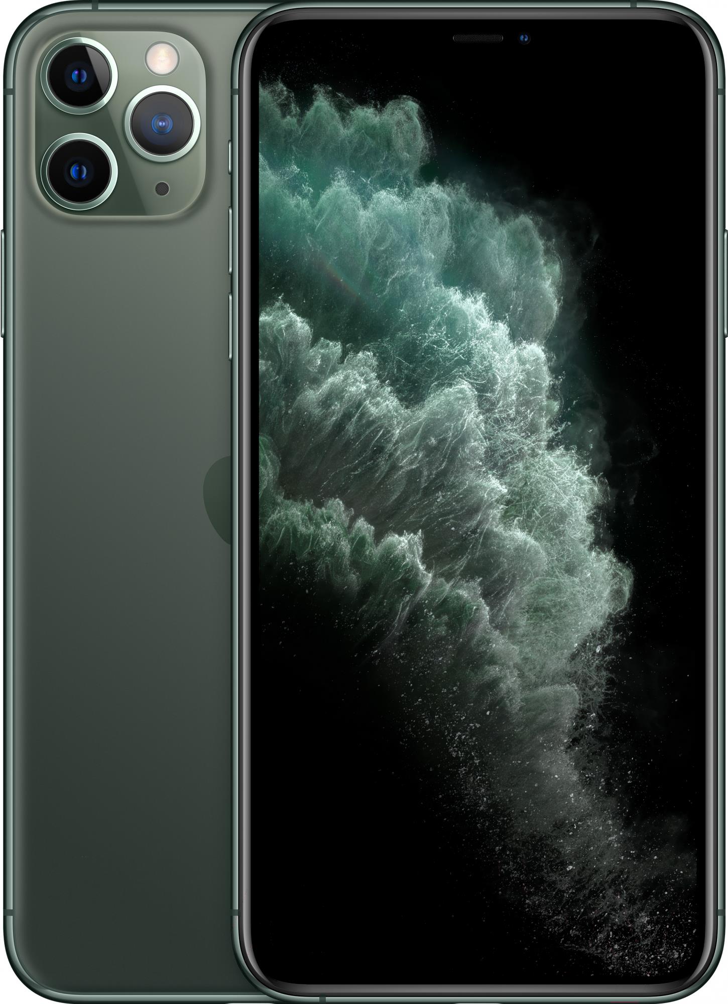 

Мобильный телефон Apple iPhone 11 Pro Max 64GB Midnight Green [MWHH2], iPhone 11 Pro Max 64GB
