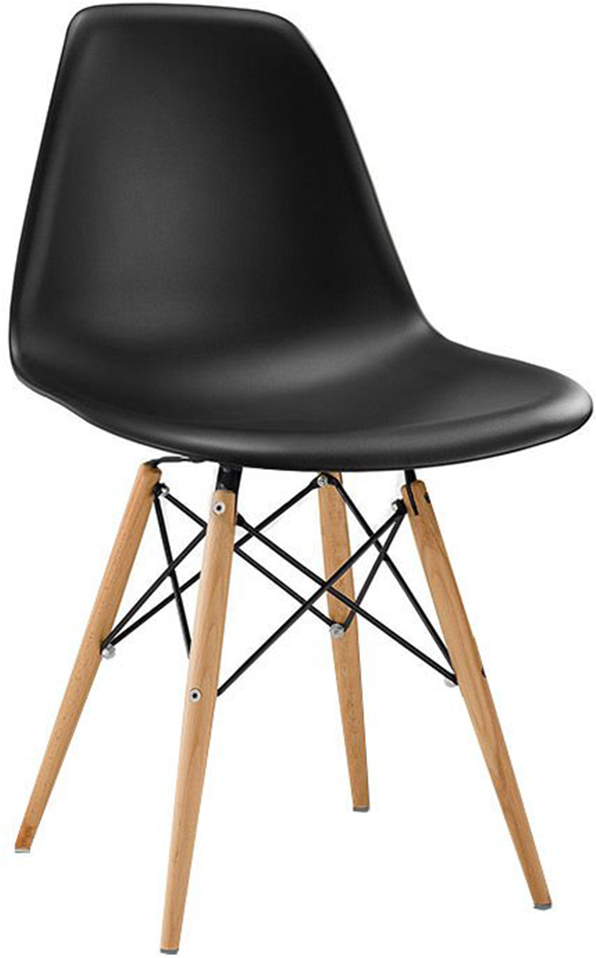 

Стул Stool Group Eames Style DSW комплект 4 шт черный [Y801 black], Стул Stool Group Eames Style DSW x4 Y801 black x4 черный