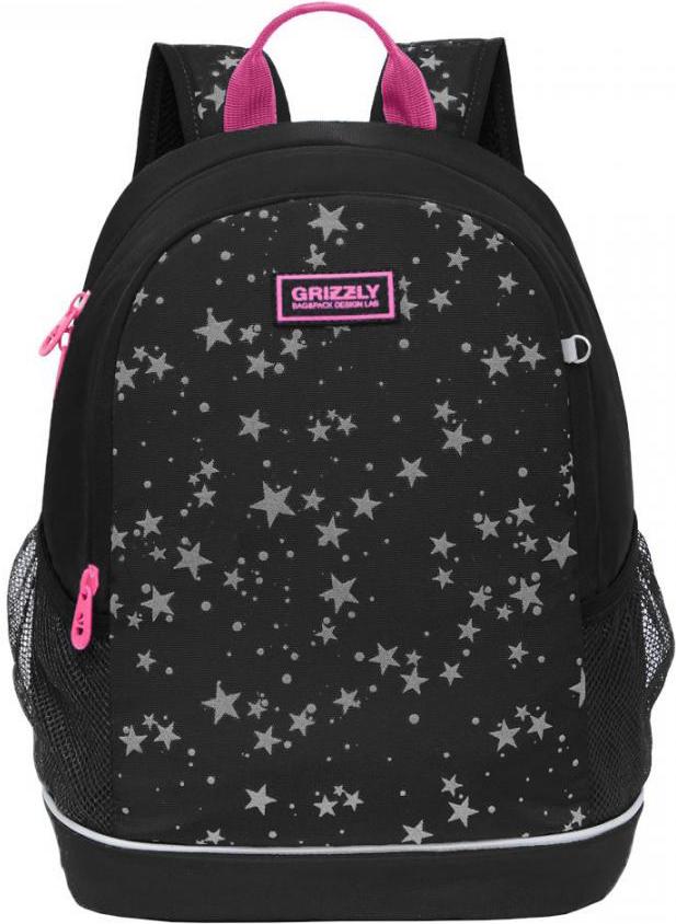 

Школьный рюкзак Grizzly RG-063-3 черный, RG-063-3