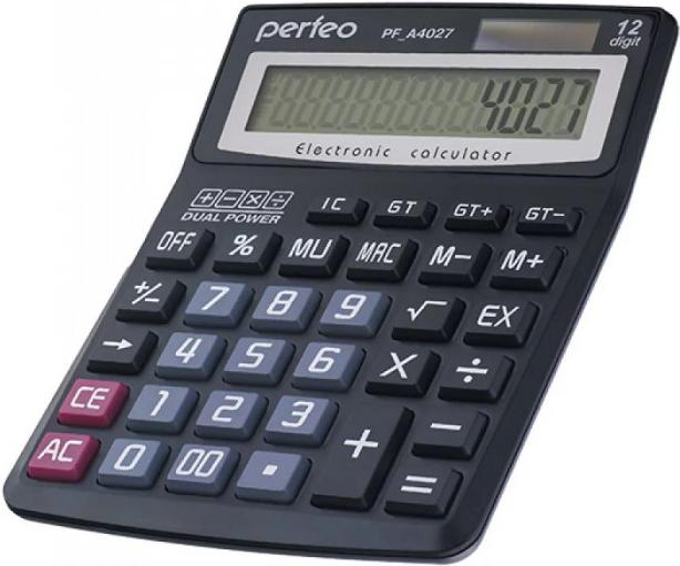 

Калькулятор Perfeo PF-A4027, PF-A4027