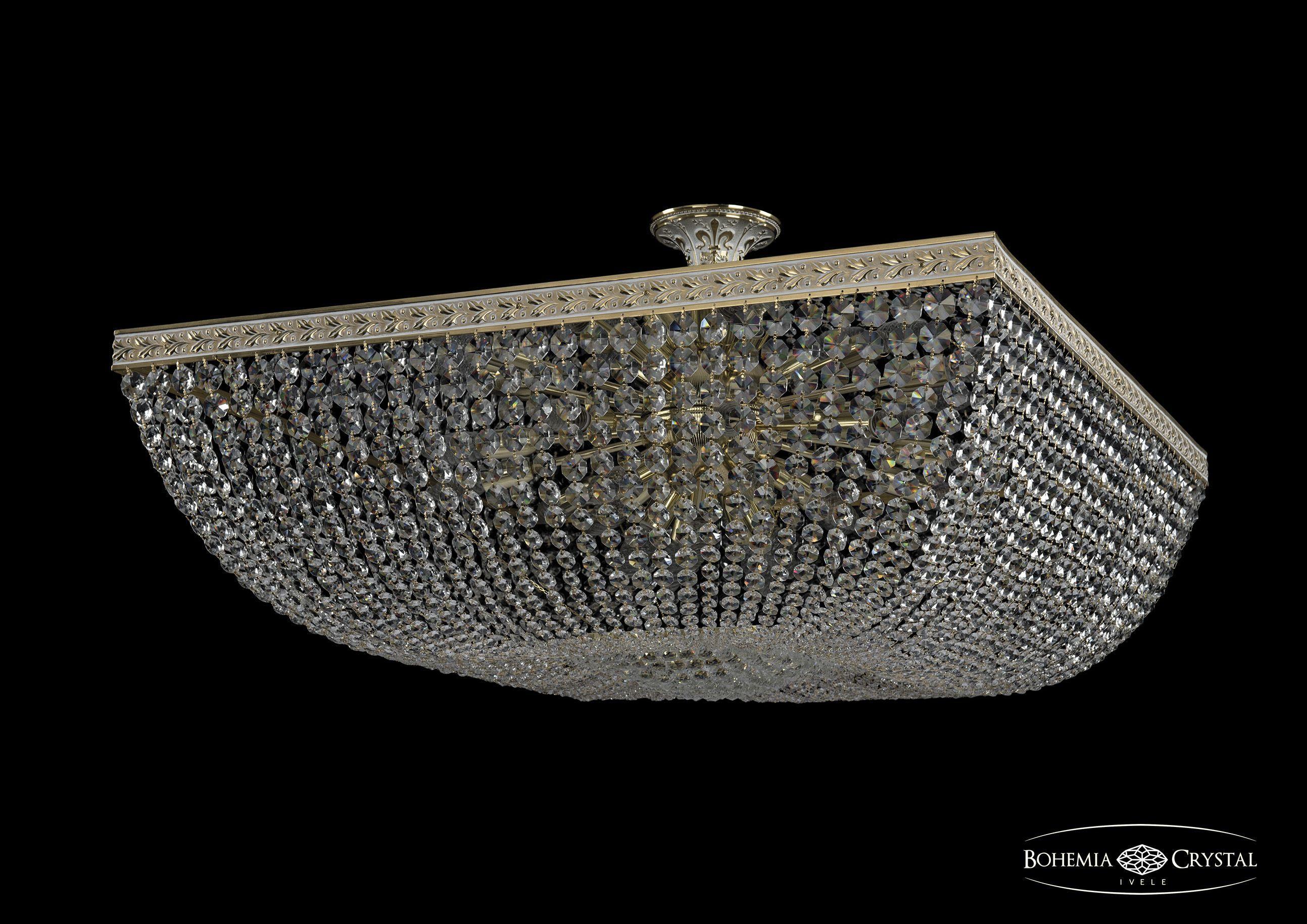 

Люстра на штанге Bohemia Ivele Crystal 19282/90IV GW