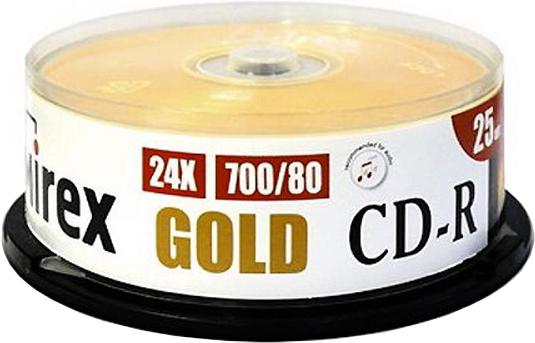 

Оптический диск Mirex CD-R 700 Mb 24х Gold Cake Box 25 [201786], CD-R 700 Mb 24х Gold Cake Box 25
