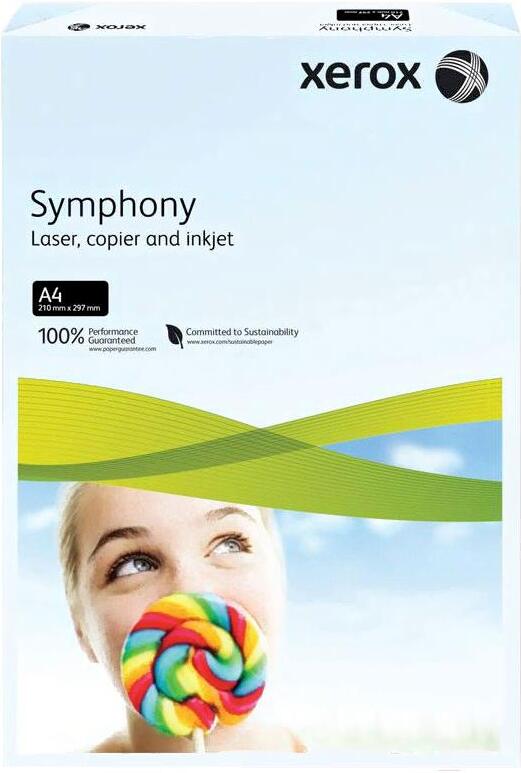 

Офисная бумага Xerox Symphony Sky Blue A4, 500л (80 г/м2) [003R91932], Бумага Xerox Symphony Sky Blue A4 500л 80 г/м2 003R91932