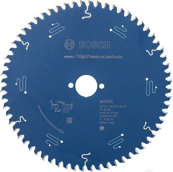 

Диск пильный Bosch 235х30 мм 64 зуб. Expert for high pressure laminate [2.608.644.357], 235х30 мм 64 зуб. Expert for high pressure laminate