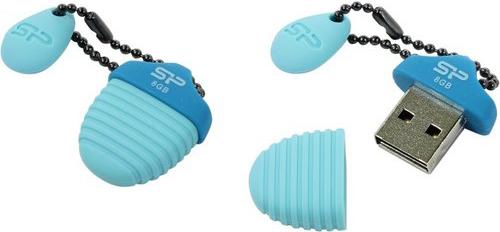 

Usb flash Silicon-Power 8GB Touch T30 синий [SP008GBUF2T30V1B], 8GB Touch T30