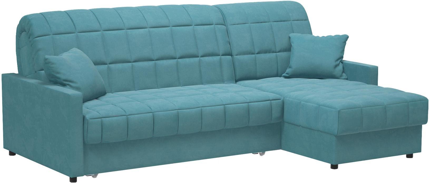 

Угловой диван Moon Trade Дублин 134 аккордеон ППУ 140 универсальный бирюзовый [003291], Дублин 134 аккордеон ППУ 140 универсальный