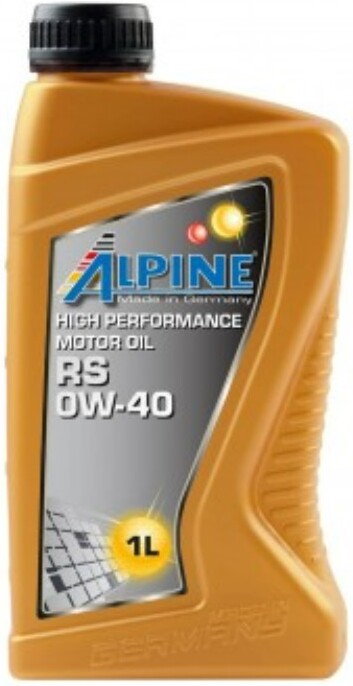 

Моторное масло Alpine RS 0W40 1л [0100221], Моторное масло Alpine RS 0W40 1л 0100221