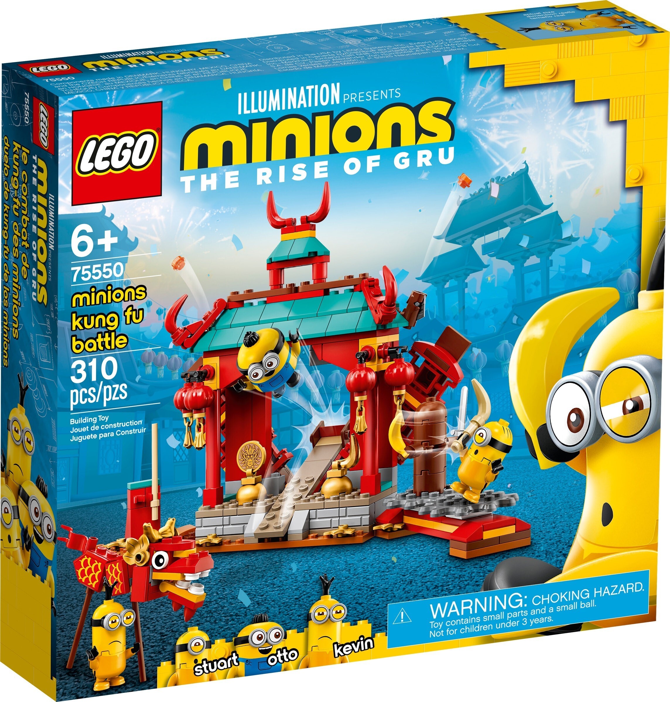 

Конструктор Lego Minions Миньоны бойцы кунг-фу (75550)