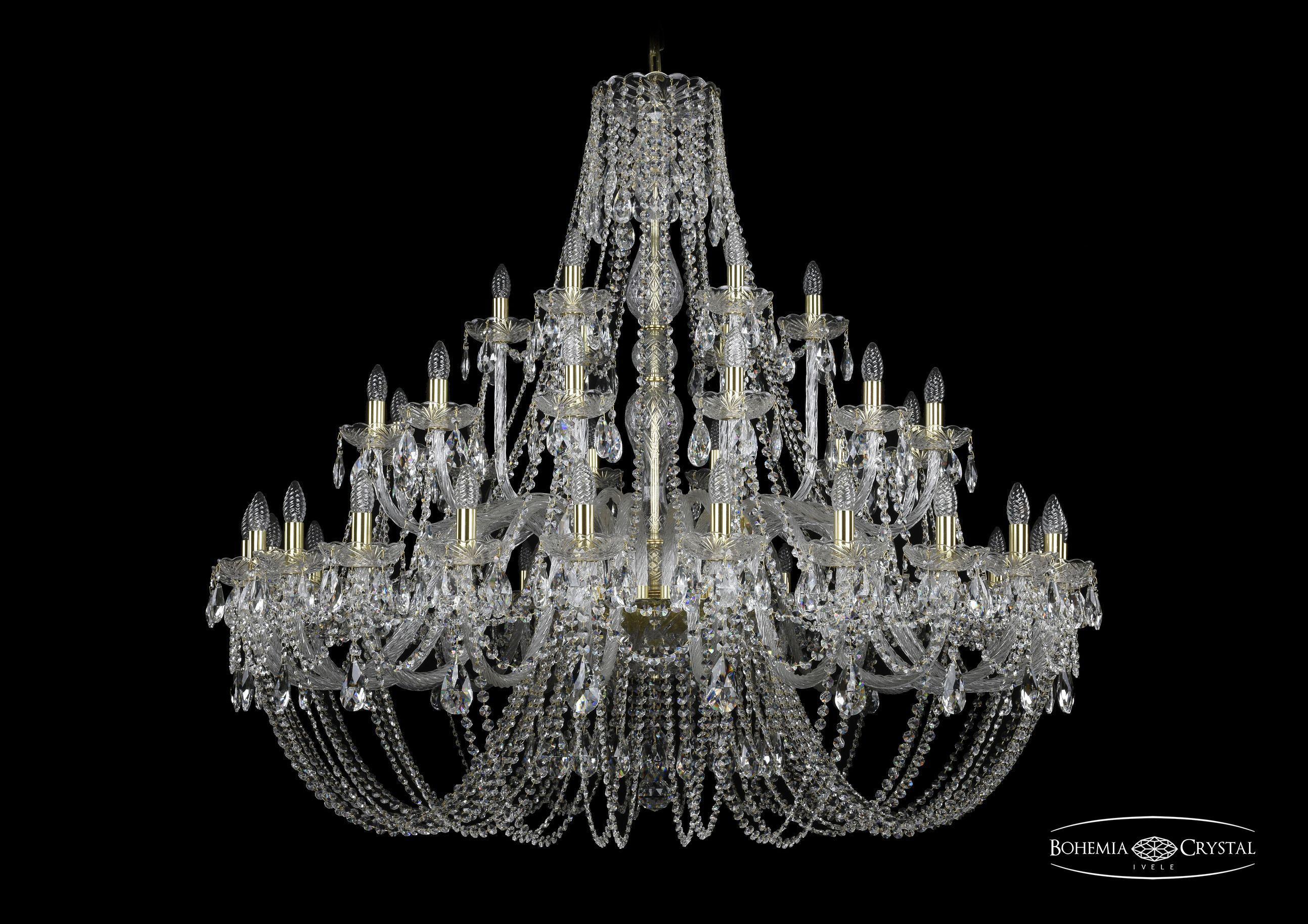 

Подвесная люстра Bohemia Ivele Crystal 1406/20+10+5/530/G