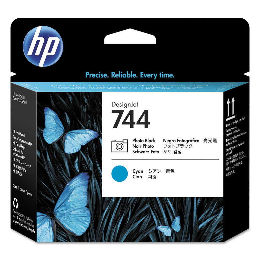 

Картридж HP 744 Photo Printhead Black/Cyan [F9J86A], 744 Photo Printhead