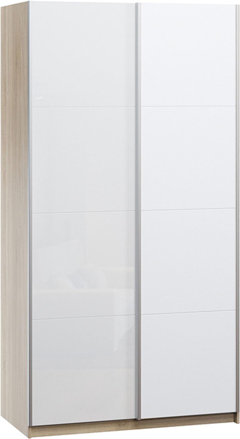 

Шкаф-купе Woodcraft Итан-2-140-230 Glass дуб сонома/белый, Итан-2-140-230 Glass