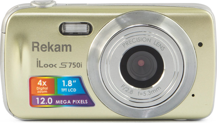 

Фотоаппарат Rekam iLook S750i (золотистый), iLook S750i
