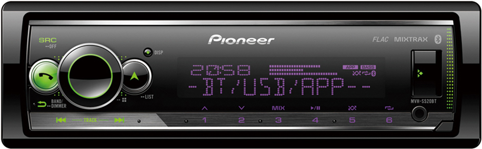 

Автомагнитола Pioneer MVH-S520BT