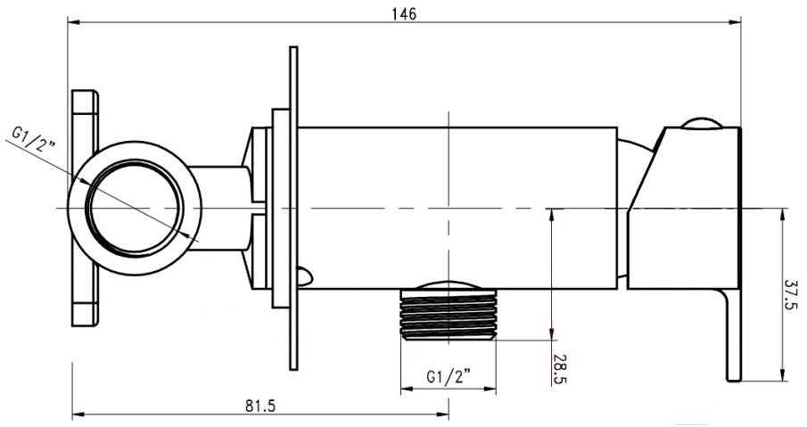 

Смеситель Gross Aqua Bidet [GA042601C], Bidet
