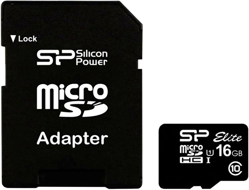 

Карта памяти Silicon-Power microSDHC Elite UHS-1 (Class 10) 16 GB (SP016GBSTHBU1V10-SP), Карта памяти Silicon-Power microSDHC Elite UHS-1 (Class 10) 16 GB SP016GBSTHBU1V10-SP