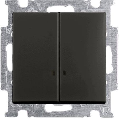 

Выключатель ABB Basic 55 1012-0-2178 шато-черный, Basic 55 1012-0-2178