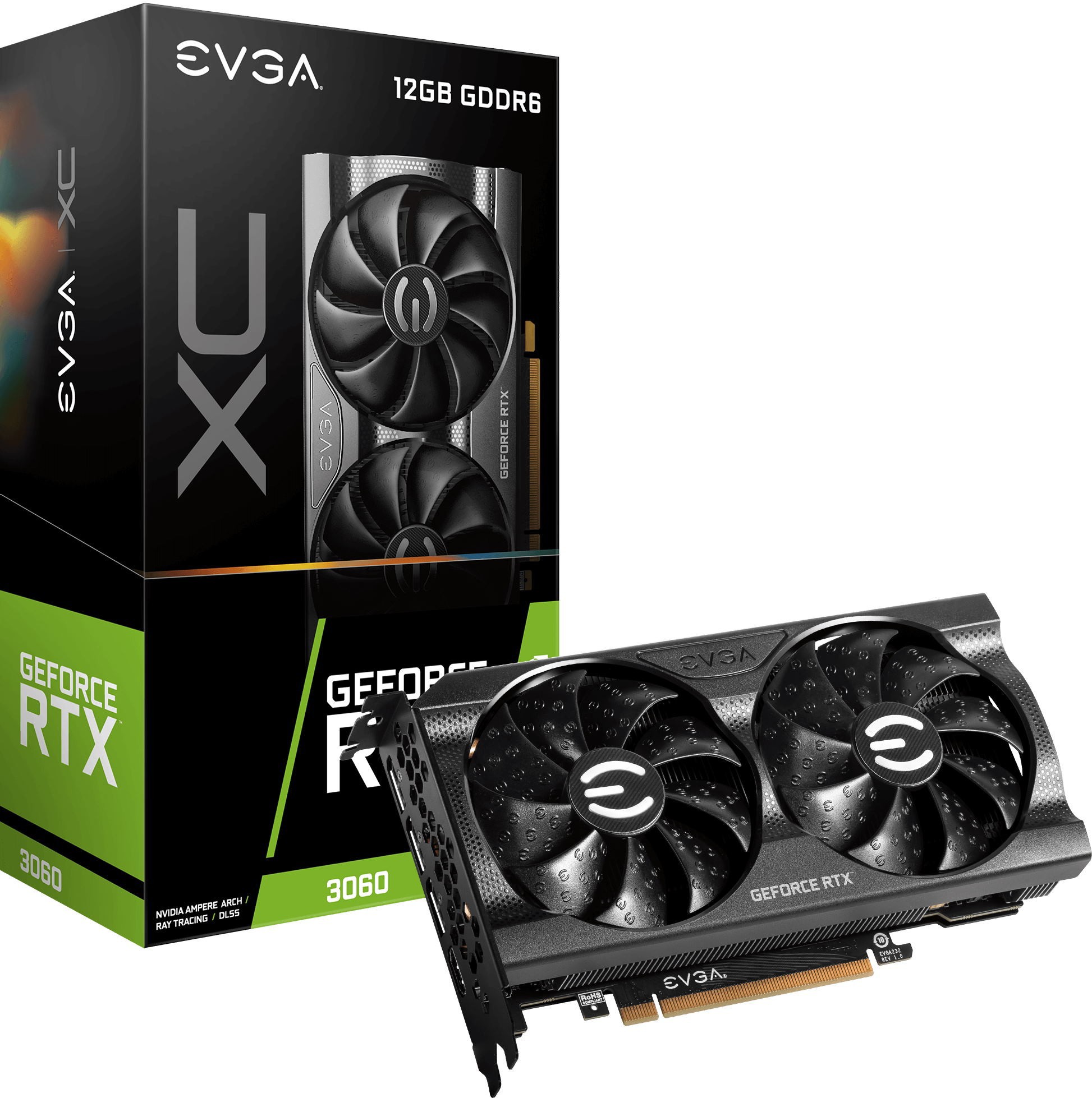 

Видеокарта EVGA GeForce RTX 3060 XC Gaming 12GB GDDR6 (12G-P5-3657-KR)