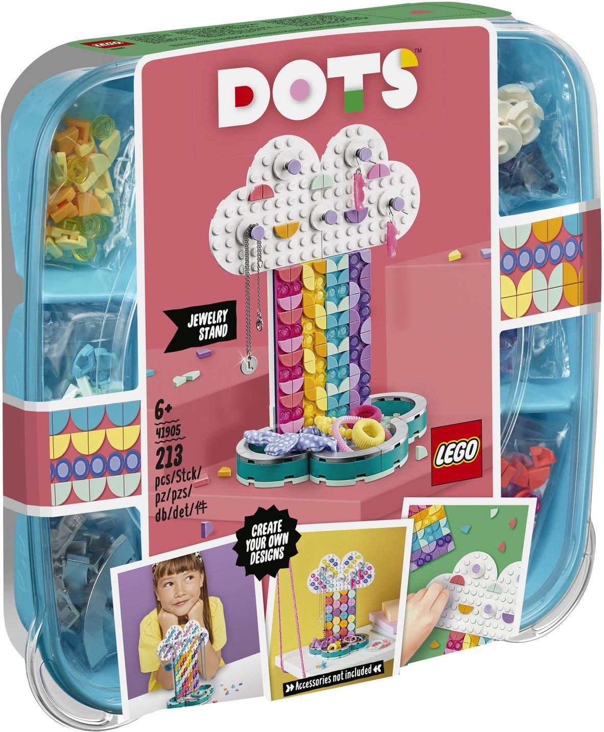 

Конструктор LEGO DOTS Подставка для украшений Радуга [41905], DOTS Подставка для украшений Радуга