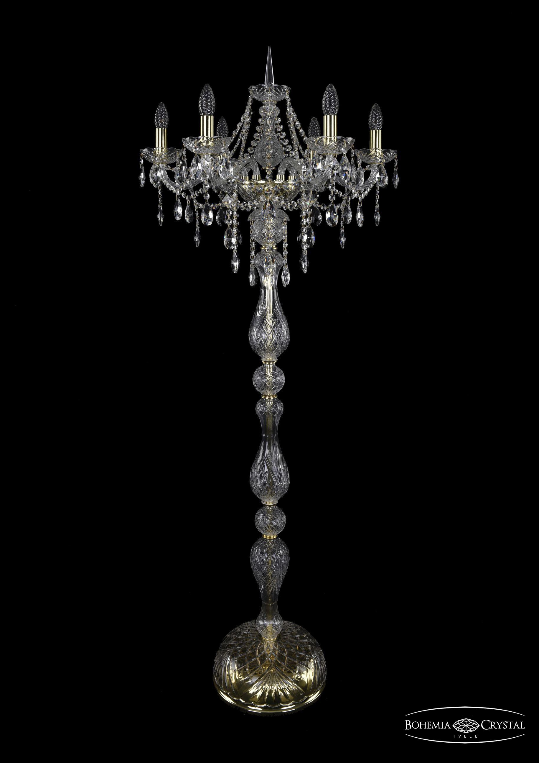 

Торшер Bohemia Ivele Crystal 1415T1/6/200-160/G