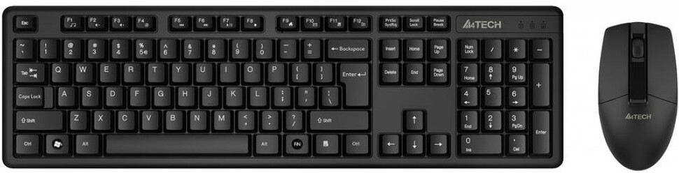 

Комплект клавиатура + мышь A4Tech 3330N