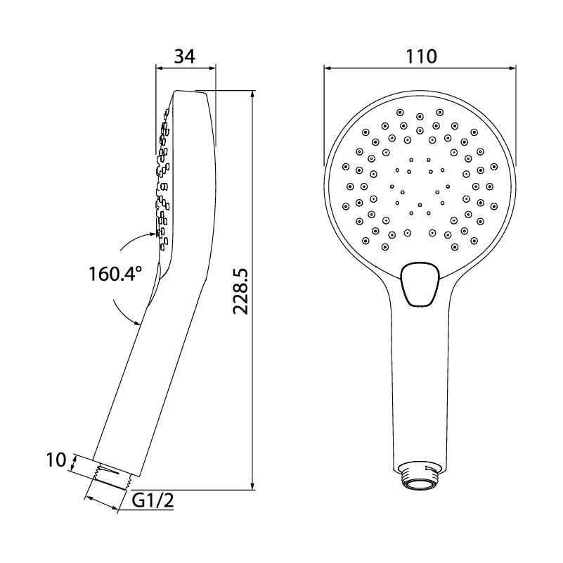 

Душевая лейка Iddis 0813F00i18, 0813F00i18